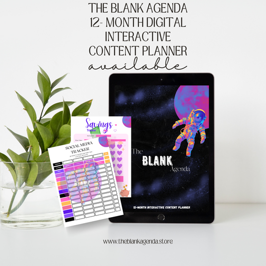 The Blank Agenda 12-month (Digital)